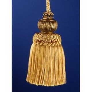 Florentine key tassel, Gold