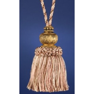 Florentine key tassel, Chalk Pink