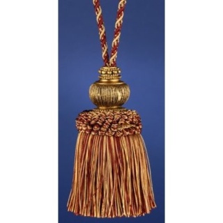Florentine key tassel, Wine