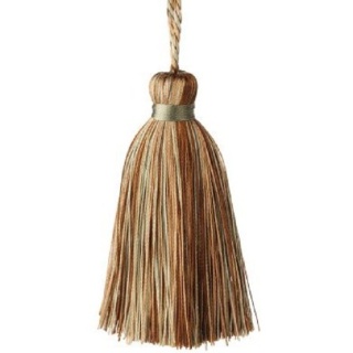 Florentine cushion tassel, Duck Egg