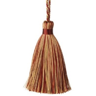 Florentine cushion tassel, Wine