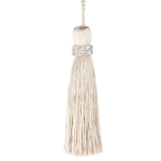 Tiffany key tassel, Beige