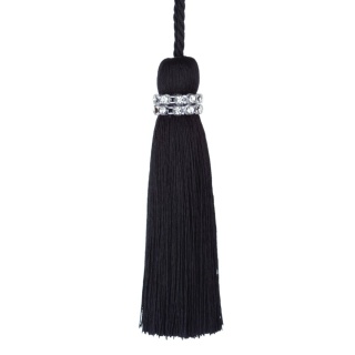 Tiffany key tassel, Black