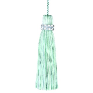 Tiffany key tassel, Duck Egg