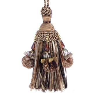 Interlude key tassel, Brown