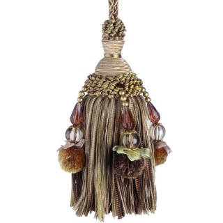 Interlude key tassel, Gold