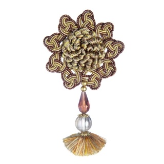 Interlude rosette & pendant, Gold