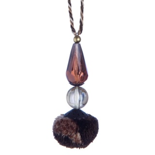 Interlude pendant tassel, Brown