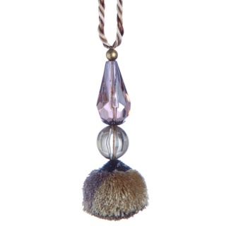 Interlude pendant tassel, Latte