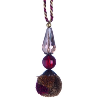 Interlude pendant tassel, Red