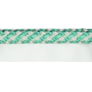 Belezza flanged cord, Turquoise