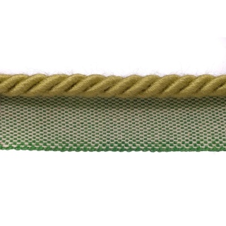 Oberon small flanged cord, Leaf Green