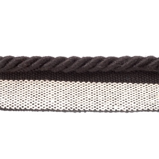 Oberon small flanged cord, Black