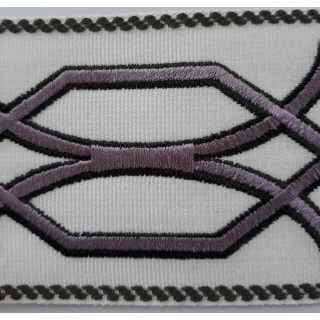 Selkirk wide braid, Plum
