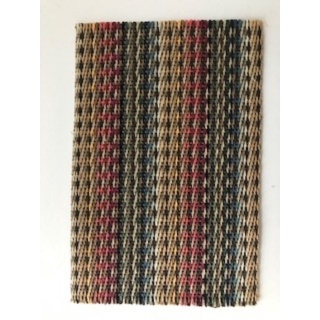 Linen Twill Wide Border - Multi