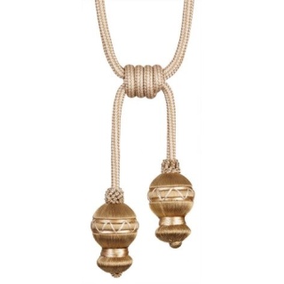 Atomic double tassel tieback, Natural