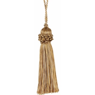 Atomic key tassel, Gold