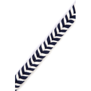 Christopher Farr Cloth Helter Skelter Piping Dark Indigo