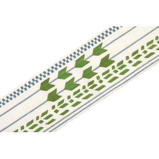 Christopher Farr Cloth Wayfarer Border Green