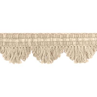 Naturals Collection fan edge braid, Linen