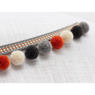 Romo Tivoli Pom-Pom Braid, Henna