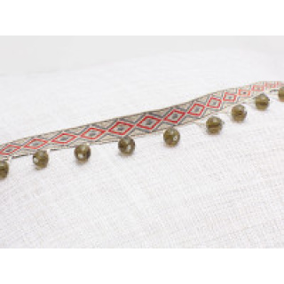 Romo Veneto Bead Braid Fringe, Rocoto