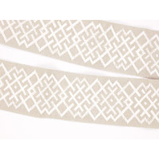 Romo Villa Nova Trellis Border, Shingle
