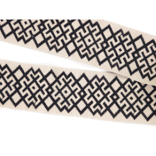Romo Villa Nova Trellis Border, Onyx