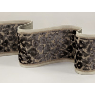 Romo Leopard Velvet Braid, Flint