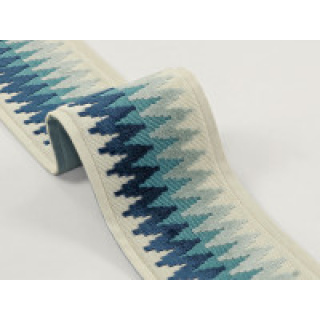 Romo Chevron Braid, China Blue