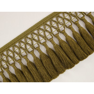 Romo Trellis Fringe, Olivette