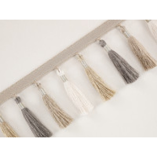 Romo Tassel Fringe, Gris
