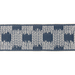 Romo Villa Nova Ikat Outdoor Border, Indigo
