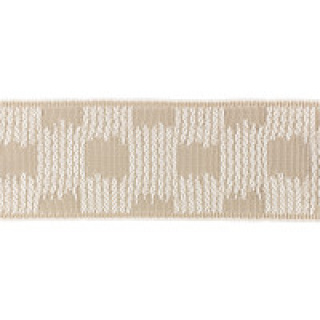 Romo Villa Nova Ikat Outdoor Border, Stucco