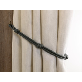 Romo Villa Nova Knotted Outdoor Tieback, Carbon