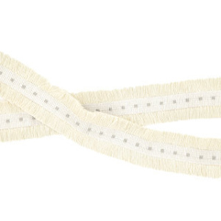 Romo Villa Nova Dot Fringe, Shingle