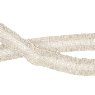 Romo Villa Nova Dot Fringe, Birch