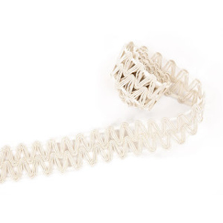 Romo Villa Nova Chevron Braid, Pearl
