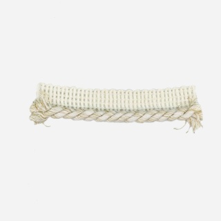 Andrew Martin Noci Flanged Cord Trim, White Gold