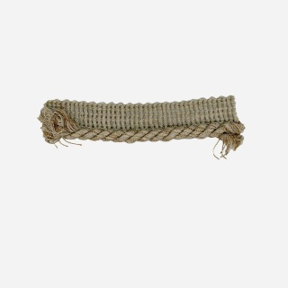 Andrew Martin Noci Flanged Cord Trim, Natural Gold