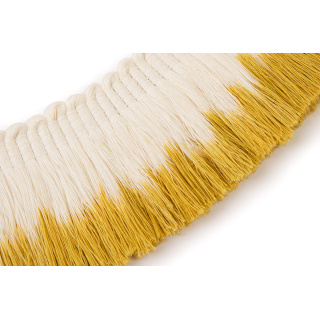 Christopher Farr Cloth Ombre Fringe Lemon