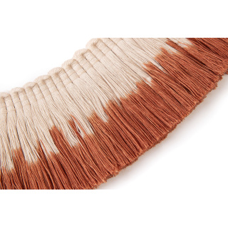 Christopher Farr Cloth Ombre Fringe Terracotta