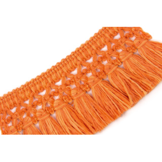 Christopher Farr Cloth Outdoor Performance Teepee Fringe Arancio