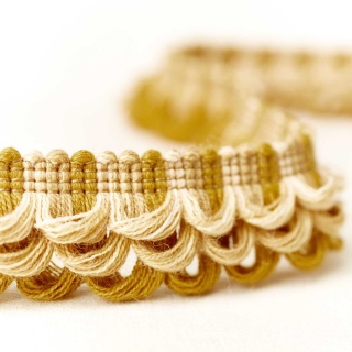 Sanderson X Salvesen Graham Nunwick Triple Loop Fringe, Mustard