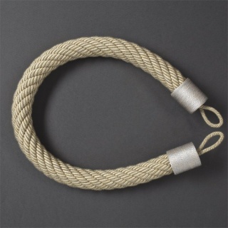 Zoffany by Sanderson Rope Tie Back, Soft Gold