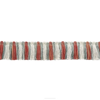 Colefax and Fowler Cut Ruche, Red/Forest