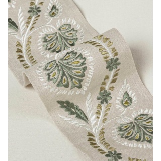 Colefax and Fowler Florinda Braid, Leaf Green