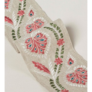 Colefax and Fowler Florinda Braid, Pink/Green