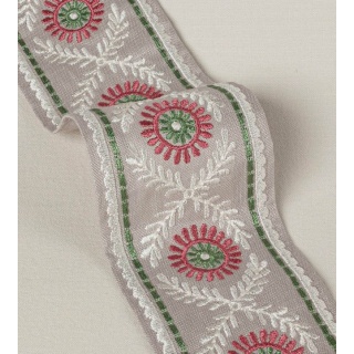 Colefax and Fowler Rosario Braid, Pink/Green