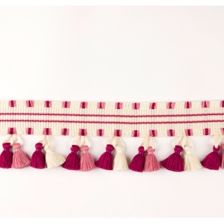 Manuel Canovas By Colefax and Fowler Pia Tassel Fringe, Fuchsia